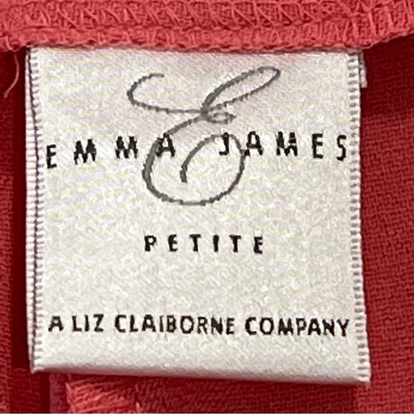 EMMA JAMES PETITE A LIZ CLAIBORNE CO. PLEATED WOMEN’S DRESS PANTS - Picture 9 of 13